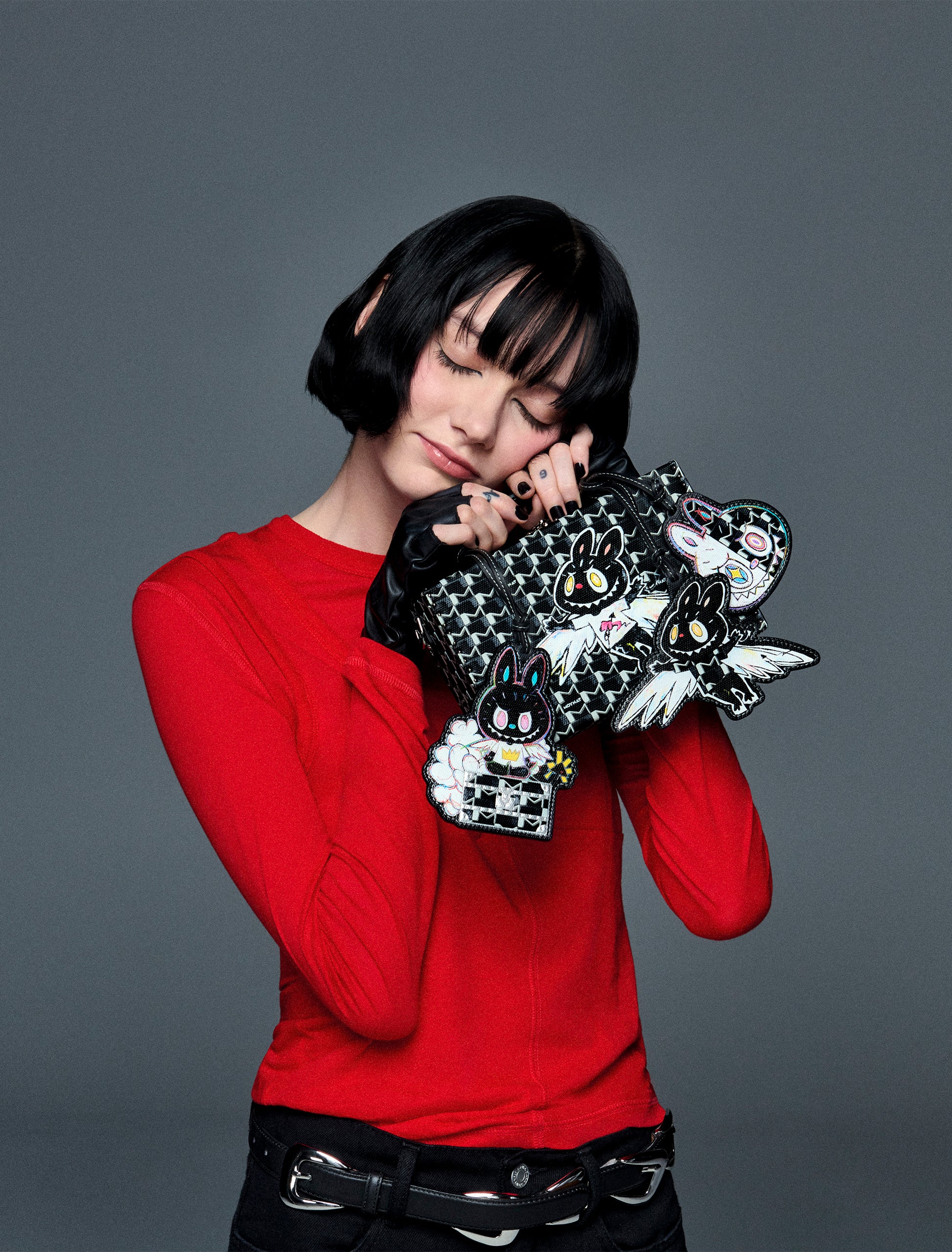 モワナMOYNAT KasingLung ×ラブブlabubuレザーチャーム モワナMOYNAT KasingLung ×ラブブlabubuレザー チャーム