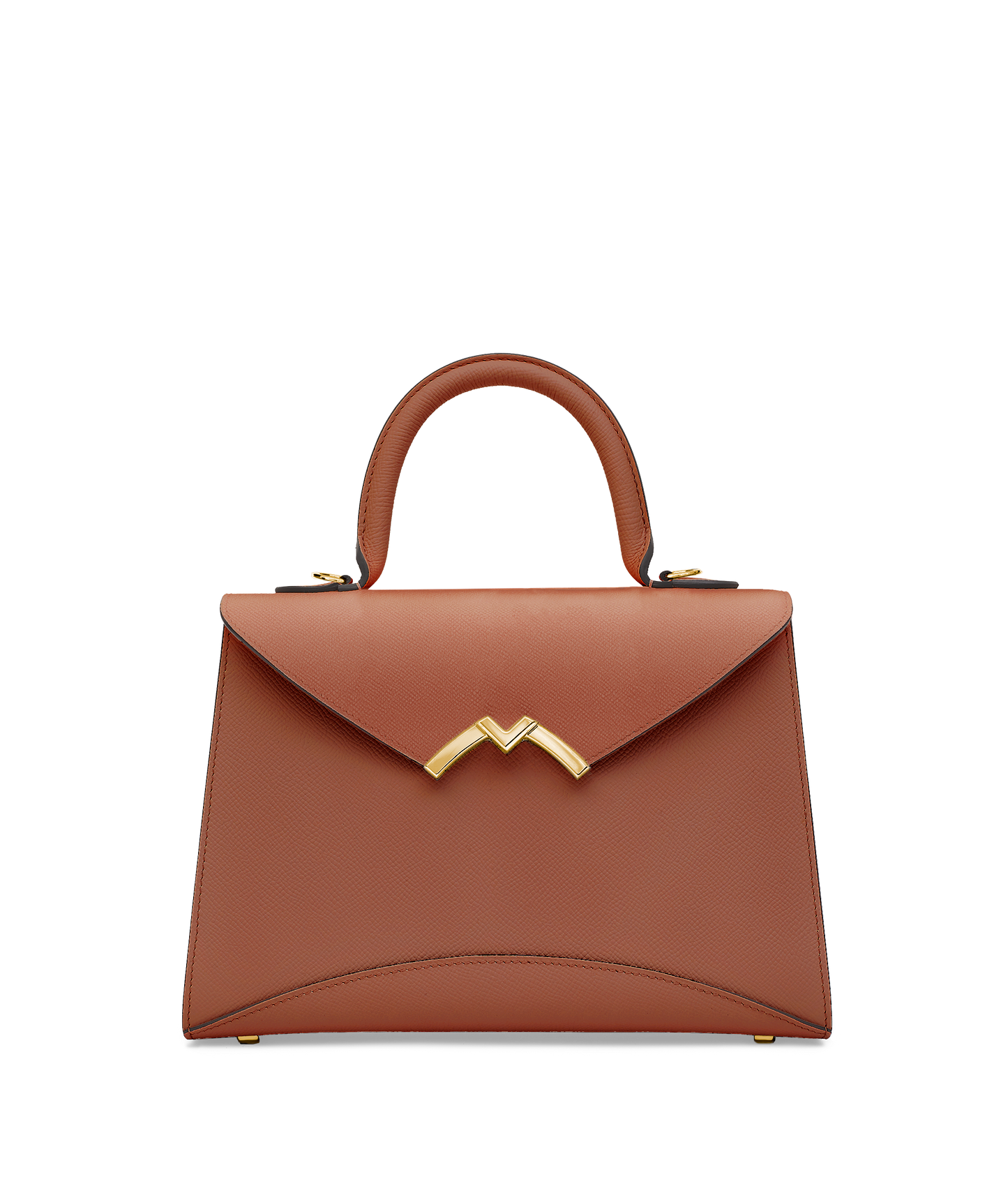 Moynat Leather Gabrielle BB Bag - Purple Handle Bags, Handbags