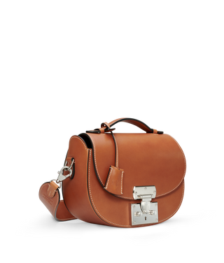 Moynat Leather Flori Shoulder Bag - Neutrals Shoulder Bags
