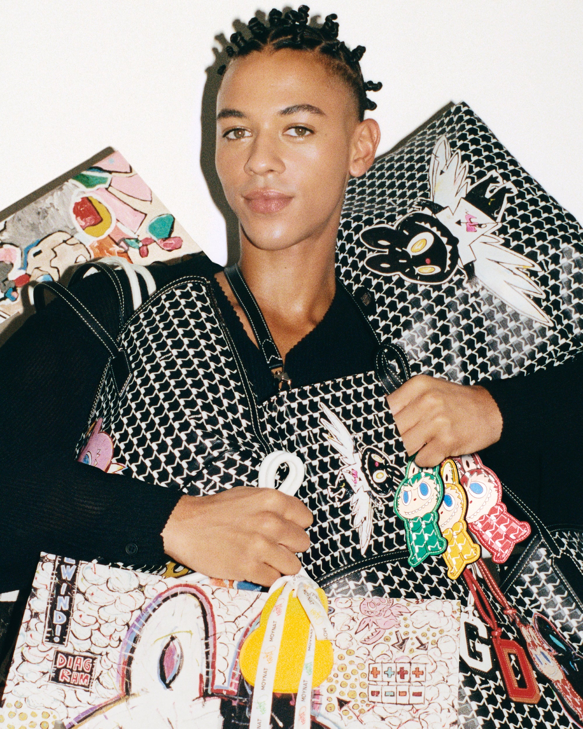 MOYNAT×KasingLung labubu モワナ バッグチャーム