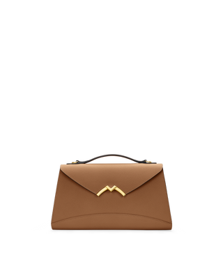 Leather handbag Moynat Paris Purple in Leather - 31418527